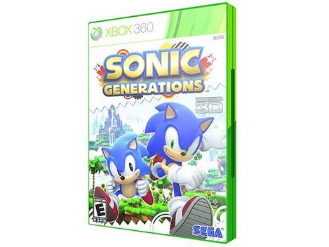 Sonic Generations Xbox 360 - Sega - Jogos de Plataforma - Magazine Luiza
