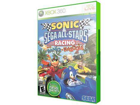 Jogo Xbox 360 Sonic All-Stars Racing