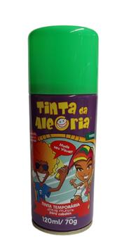 Tinta da Alegria para Cabelos Spray - Verde - Natal da 25