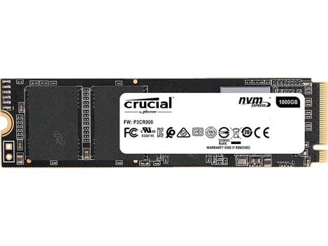 SSD 1TB Crucial P1 1TB 3D NAND M.2 PCIe Gen 3.0 x4 NVMe 1.3