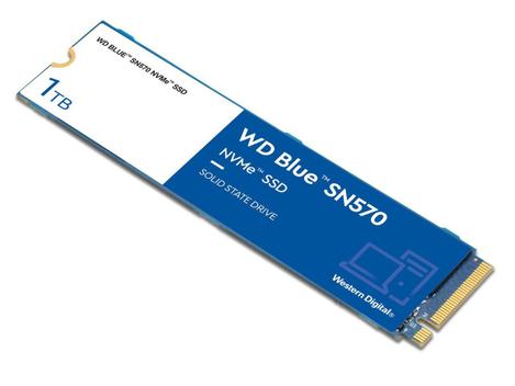SSD 1TB WD Blue SN570 M.2 2280 PCIe Gen 3.0 x4 NVMe 1.4 3D Nand