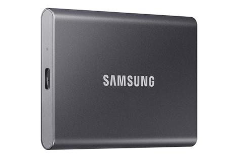 Samsung T7 Touch 1TB USB3.2 Gen2対応 SSD Externo Samsung T7 1TB - USB 3.2 Gen 2 - Cinza - HD SSD