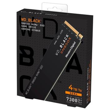 WD_BLACK SN850X 4TB NVMe SSD　① SSD M.2 4TB WD Black SN850X Gaming Storage NVMe PCIe GEN4X4