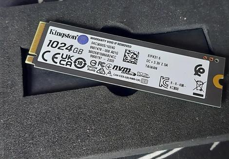 Ssd m.2 kingston kc3000 capacidade:1tb com dissipador de calor