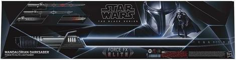 Star Wars The Black Series Mandalorian Darksaber Force FX Elite Sabre de  luz - Hasbro F1269
