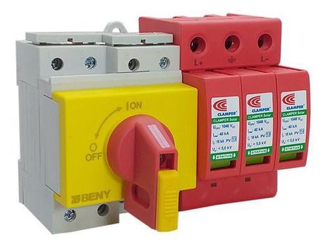 String Box Cc - Dps 40ka 1040v + Chave Seccionadora 1200v Dc String Box Cc - Dps 40ka 1040v + Chave Seccionadora 1200v Dc