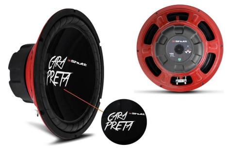 Subwoofer Shutt 12 400W Rms Cara Preta Alto-Falante - Novo - Kit Som ...