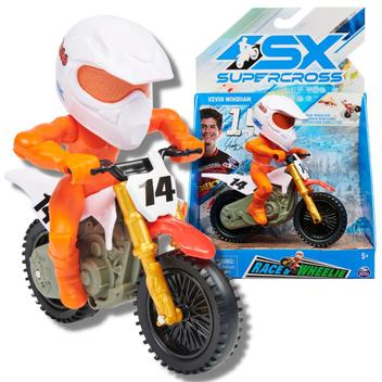 Super Cross - Kevin Windham 14 - Boneco e Moto Fricção Sunny