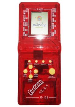 Mini Game Retro Antigo Portatil 132 Jogos Tetris Cobra Sapo Corrida  Acompanha Pilha