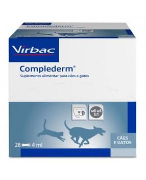 Suplemento Alimentar Complederm Virbac - 28 Sachês De 4Ml - Suplemento ...
