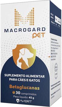 Suplemento Alimentar Macrogard Pet para Cães e Gatos - 30 comprimidos ...