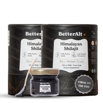 Suplemento Better Alt Pure Himalayan Shilajit - Resina 400mg (2 ...