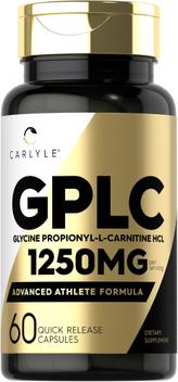 Suplemento Carlyle GPLC Glicina Propionil-L-Carnitina HCL 1250mg - Cálcio