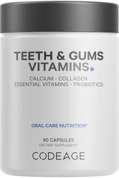 Suplemento Codeage: Vitaminas para dentes e gengivas e probióticos ...