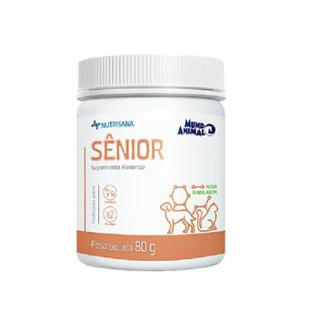 Suplemento para Cães e Gatos Idosos Nutrisana Senior - 80 gr - Mundo ...