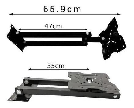 Suporte Braço Longo Para Tv Monster 4 Movimentos 22 - 65 Polegadas ...