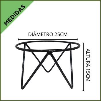 Suporte Vaso Tripé Apoio 25 Diâmetro Para Plantas Decoração Jardim Casa ...