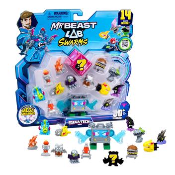 Swarms MRBEAST LAB MEGA-TECH 14 Peças Maleta - Brincadeiras de Faz