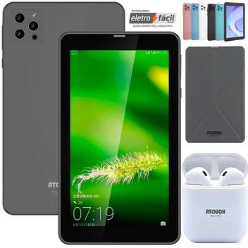 Tablet Atouch X18 2RAM 64GB Android 12 7 Polegada Dual Chip - Tablets ...