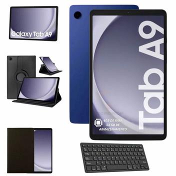 Tablet Samsung Galaxy Tab A9 64GB 4GB Rede 4g Com Teclado Preto