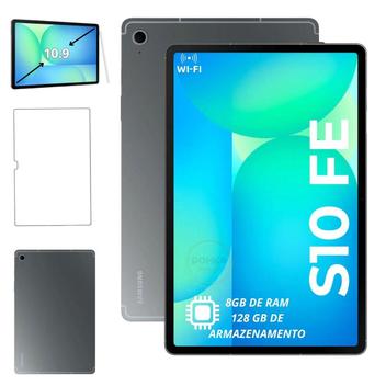 Galaxy ギャラクシー Tab S10 FE Gray グレイ 128GB Tablet Samsung Galaxy Tab S10 Fe Wifi 128GB 8Gb Ram Tela 10,9
