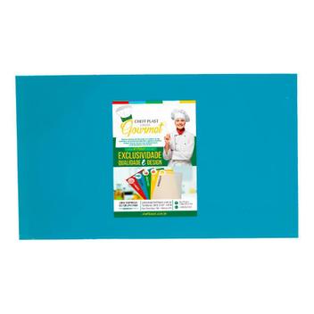 Tábua De Corte Liso Polietileno Pead Azul 08X250X330Mm - Cheff Plast ...