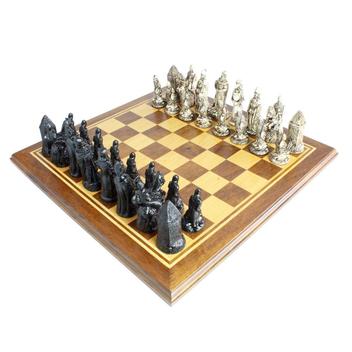jogo de xadrez simples Medieval Romano modelo 3,32 Peças