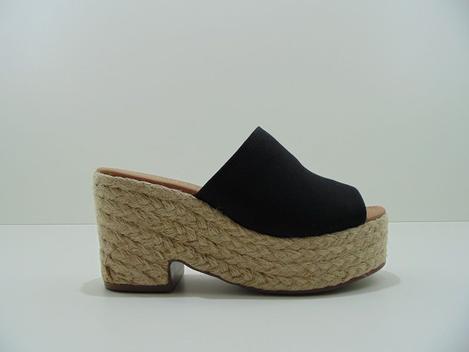 tênis bebecê flatform com corda feminino