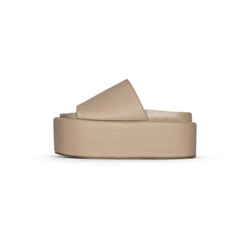 Tamanco Plataforma Nude - Jessica Leal Shoes - Tamanco Feminino