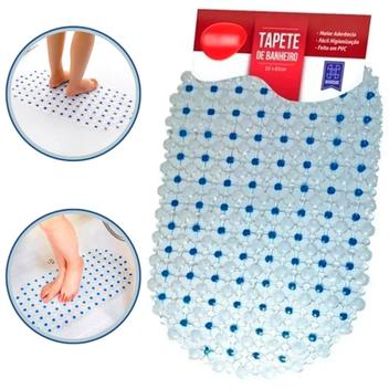 Tapete Banheiro De Banho Antiderrapante Ventosa Box 65x35 cm - Clink ...