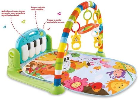 Tapete Interativo com Luz e Som Shiny Toys 001327 - Tapete e Centro de ...