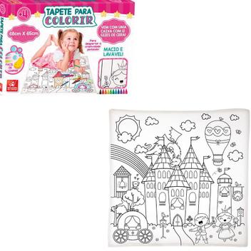 Tapete para Colorir Princesas - Brincadeira de Criança - Kit de Colorir -  Magazine Luiza