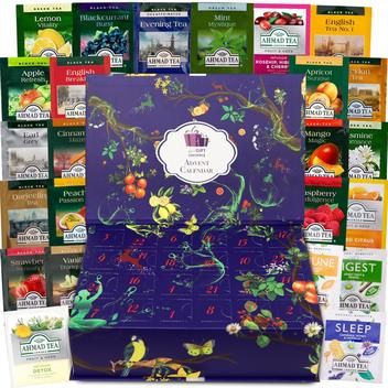 Tea Advent Calendar Ahmad Gift 24 Flavors Sampler 24 sacos - Eva's Gift ...