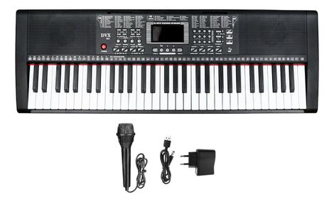 tomo Teclado Devox BD- 661 61 Teclas Profissional Preto : Amazon.com.br
