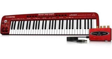 Teclado Controlador Behringer Umx610 U-control Usb 61 Teclas