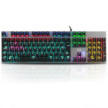 Teclado Gamer Shuriken Mecânico Macro Anti-ghosting com LEDs