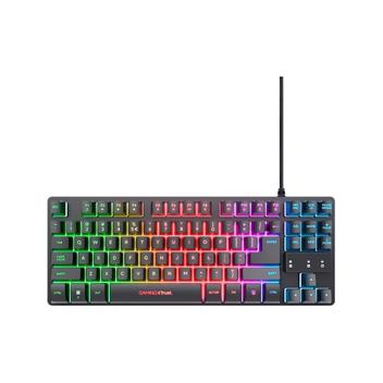 Teclado Gamer Trust GXT 833 Thado, RGB, USB 2.0, US, Preto - 23698