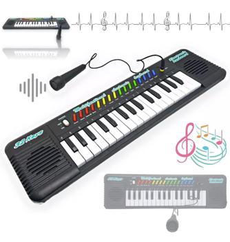 Teclado Musical Infantil C/ Microfone Musicas Tocar Cantar - MTM - Teclado  Infantil - Magazine Luiza