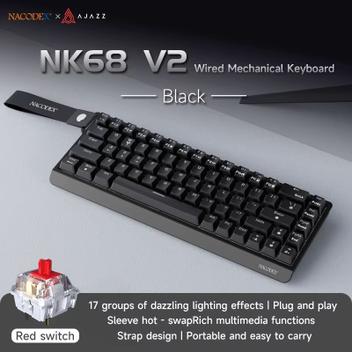 Teclado Magnético Ajazz Nk68 V2 - Kit Periféricos - Magazine Luiza