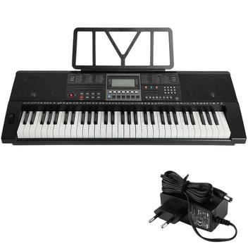 Teclado Musical 61 Teclas Tipo Piano 500 Ritmos E Timbres - MXT