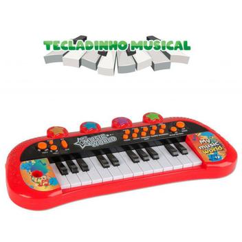 Brinquedo Didático Infantil Teclado Musical Jr Toys Doce Lar