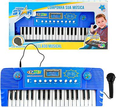 37 jogos de música eletrônicos para crianças, piano musical, brinquedo,  teclado musical, sintético, instrumento musical, piano keybaord