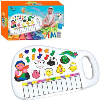 Teclado piano musical infantil fun time com luz a pilha - MOHNISH - Piano /  Teclado de Brinquedo - Magazine Luiza