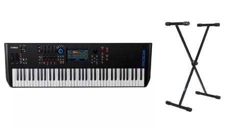 Teclado Sintetizador Modx7 Preto Yamaha Com Suporte X Kit - Teclado ...