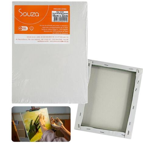 Tela de Pintura 16x22 Algodão Arte e Desenho Estudante Profissional ...