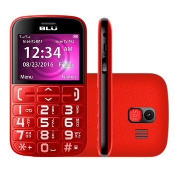 Telefone Celular Simples Ideal Para Idoso Blu Joy Com Botão SOS Teclado ...