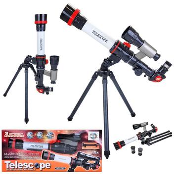 Telescópio Infantil Brinquedo Educativo Cientista Astronomia - Alunne ...