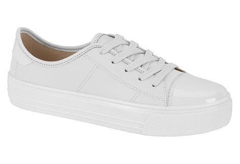 T nis Beira Rio Solado Robusto Branco T nis Feminino Magazine