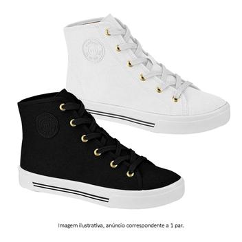 Tenis cano alto store feminino moleca