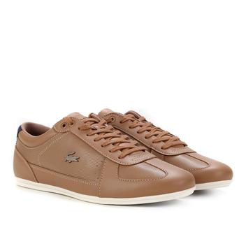 Tenis clearance lacoste marrom